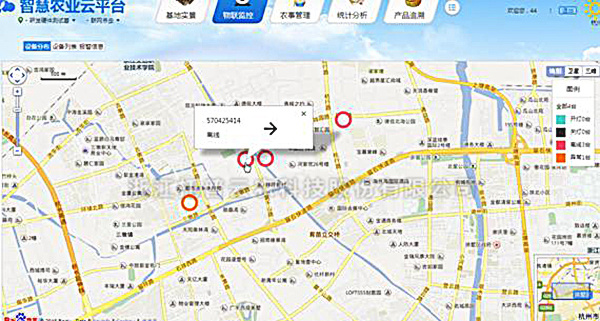 园区GIS地图展示装置的茶园杀虫灯 园区GIS地图展示装置的茶园杀虫灯