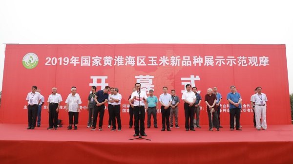 国度黄淮海区玉米新种类展示示范观摩开幕式 国度黄淮海区玉米新种类展示示范观摩开幕式