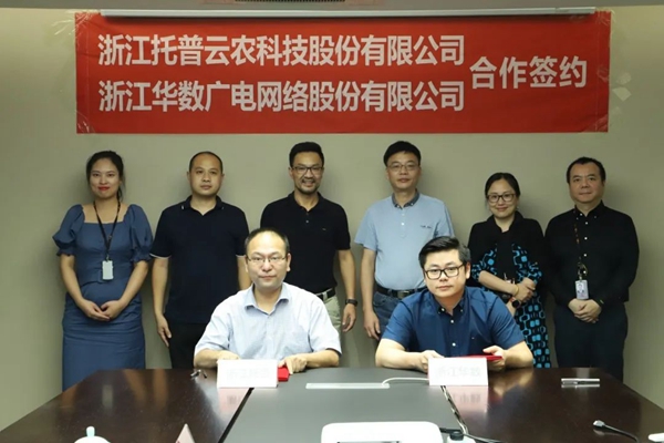 助力数字三农建设，，大红鹰娱乐官网与浙江华数达成战术合作